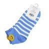 Par de calcetines elásticos de tela con estampado carita feliz talla 36-38 y 39-41, variedad de modelos / justplay / j2-1022