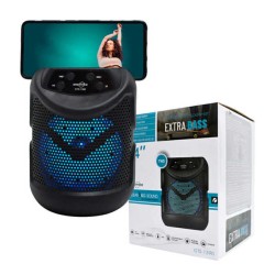 Bocina bluetooth greatnice de 4 pulgadas con luz led y ranuras para sd y usb / gts-1390