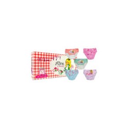 Paquete ropa interior de 5 o 6 calzones infantiles con estampado para niña, variedad de diseños / lu5613