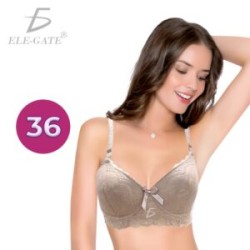 Brasier con encaje bordado y efecto push up, variedad de colores y tallas / rop.34