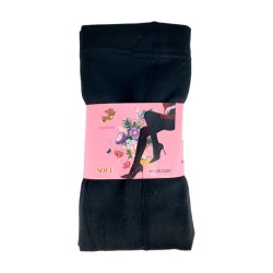 Medias tipo mallas suaves de color negro para dama / zs-70224