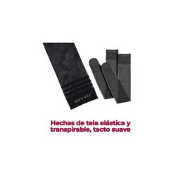 Medias al muslo de rayas con trasparencia de nailon unitalla / rop.26.3