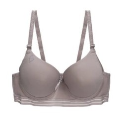 Brasier con tiras traspirables y copa completa con push up, variedad de colores y tallas / rop.44