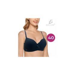 Brasier con encaje copa completa slight push up y tirantes ajustables, variedad de colores y tallas / rop.35