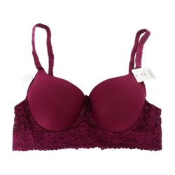 Brasier liso copa e con encaje y tirantes ajustables, variedad de tallas y colores / su bella lenceria / 573