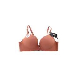 Brasier liso copa c sin varillas con dije de corazón y tirantes ajustables, variedad de tallas y colores / su bella lenceria / 6