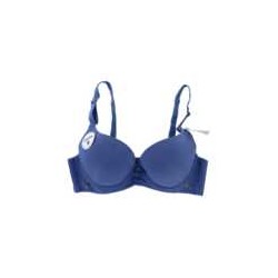 Brasier liso copa b con efecto push up con dije de flor y tirantes ajustables, variedad de tallas y colores / su bella lenceria 