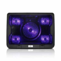 Base enfriadora con 5 Ventiladores para laptop