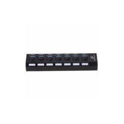 Hub Usb 3.0 Alta Velocidad 7 Puertos Multipuerto Switch Led