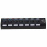 Hub Usb 3.0 Alta Velocidad 7 Puertos Multipuerto Switch Led