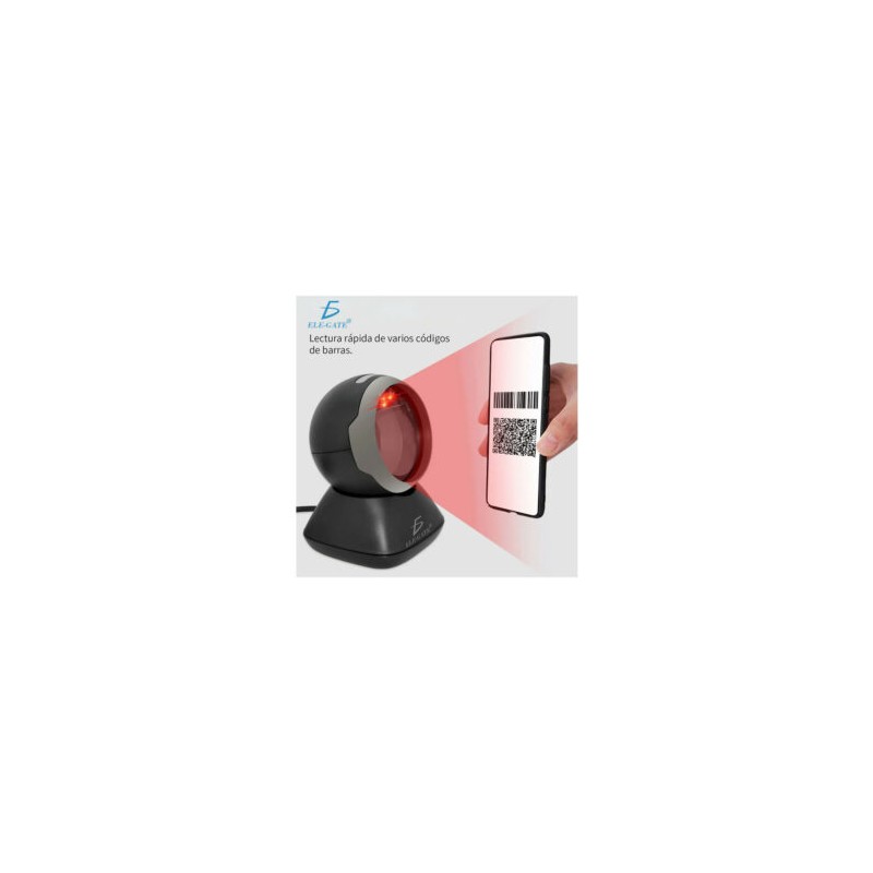 Escáner lector usb ele-gate shawty 1d/2d para códigos de barra y códigos qr / con.a5