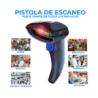 Pistola de escaneo inalámbrica para códigos de barras, 2.4g con.92