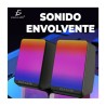 Par de altavoces bocinas ele-gate con luz rgb y entrada auxiliar para computadora / bc.l5