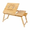 Mesa de madera bambú portátil para laptop hold.59