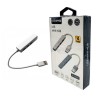 Hub adaptador usb haing con 4 puertos usb, variedad de colores / mini hub / hi-a809
