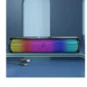 Barra de sonido bluetooth 45hz-16khz con luz rgb para pc, android, tv y teatro en casa / bc.q4