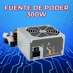 Fuente de alimentación ele-gate para pc con ventilador de 300w / ch.49.300w