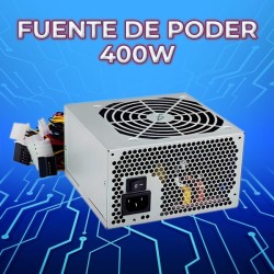 Fuente de alimentación ele-gate para pc con ventilador de 400w / ch.49.400w