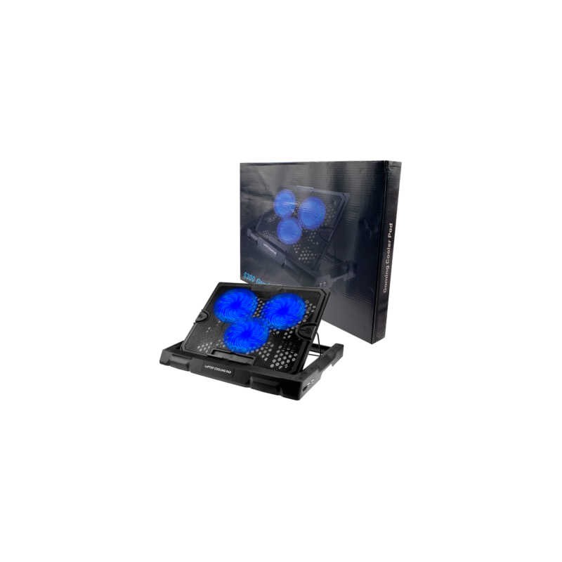 Base enfriadora ajustable para laptop con 3 ventiladores y 2 puertos usb / s300 / gaming cooler pad