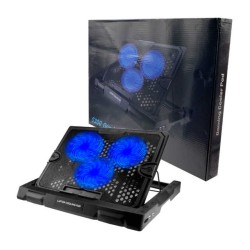 Base enfriadora ajustable para laptop con 3 ventiladores y 2 puertos usb / s300 / gaming cooler pad