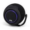 Bocina bluetooth fol de 3 pulgadas con radio fm, luz y ranuras para usb y micro sd / c25