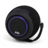 Bocina bluetooth fol de 3 pulgadas con radio fm, luz y ranuras para usb y micro sd / c25