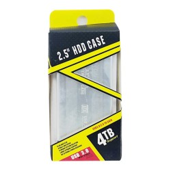 Gabinete / case para disco duro de 2.5¨ con usb 3.0 y sata 2.0 hdd case 4tb / 2.5 sata external case / 511489