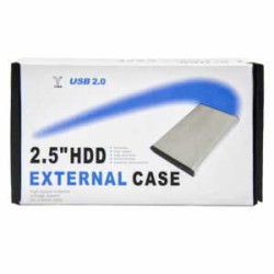 Gabinete case sata usb 2.0 para disco duro externo 2.5 hdd / external case
