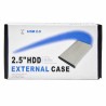 Gabinete case sata usb 2.0 para disco duro externo 2.5 hdd / external case