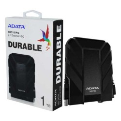 Unidad de disco duro externo 2.5 hdd adata color negro versión hd710 pro durable uso rudo con puerto usb 3.1 y capacidad de 1tb 