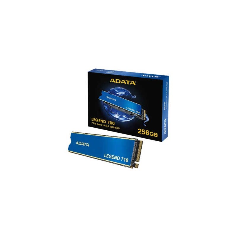 Unidad de disco duro en estado sólido, legend 700, pcle gen3 x4 m.2 2280 adata con capacidad de 256gb / aleg-700-256gcs