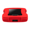 Unidad de disco duro externo 2.5 hdd adata color rojo negro versión hd330 durable uso rudo con puerto usb 3.1 y capacidad de 2tb