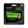 Unidad de disco duro en estado sólido ssd 2.5″ sata adata versión su650 con capacidad de 240gb
