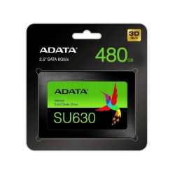 Unidad de disco duro en estado sólido ssd sata 2.5 adata versión su630 con capacidad de 480gb