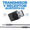Transmisor receptor inalámbrico usb bluetooth ele-gate con cable auxiliar 3.5mm para audio / bt.09