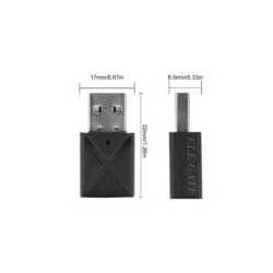 Transmisor receptor inalámbrico usb bluetooth ele-gate con cable auxiliar 3.5mm para audio / bt.09
