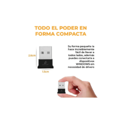 Adaptador Bluetooth 2.0 Nano Usb Para Windows7