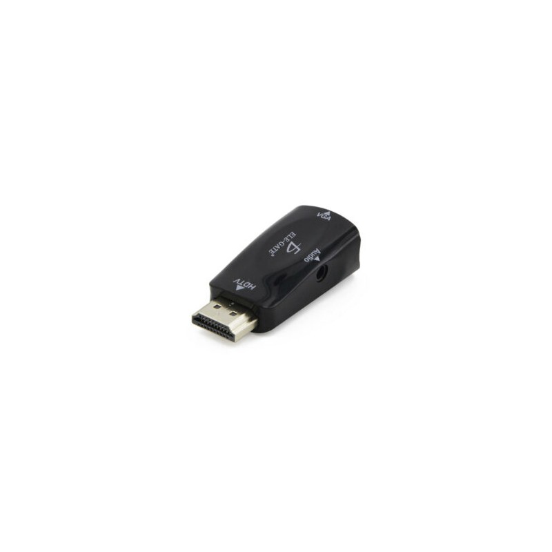 Adaptador Convertidor Hdmi A Vga Audio 3.5