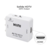 Convertidor adaptador av a hdmi