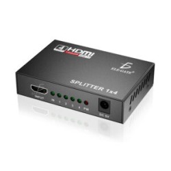Splitter Hdmi 1×4 1080P Divisor Señal Amplificador Tv Monitor
