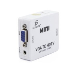 Mini convertidor adaptador de señal vga a hdmi 1080p tv