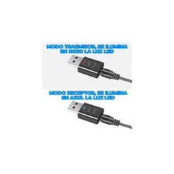 Transmisor receptor usb bluetooth ele-gate con entrada auxiliar 3.5mm / bt.08