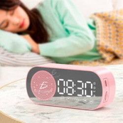 Reloj despertador bocina bluetooth ele-gate con ranura para micro sd, variedad de colores / bc.27