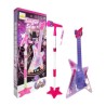 Guitarra mp3 de juguete con luz y sonido + micrófono con base, variedad de colores / singer star / kh262144 / kh282144