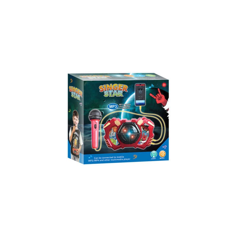 Micrófono infantil de juguete con conexión a mp3 / singer star / kh262143