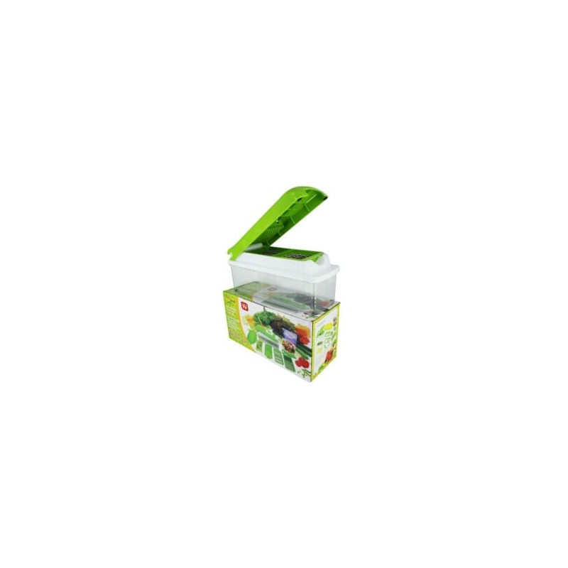 Cortador rallador picador manual 3 en 1 de verduras o frutas con capacidad para 1500ml / 10614 / sp-755 / zy-818 / hl-qcq195