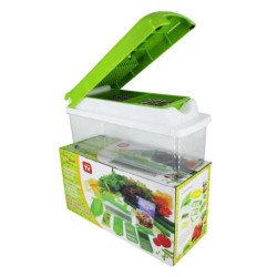 Cortador rallador picador manual 3 en 1 de verduras o frutas con capacidad para 1500ml / 10614 / sp-755 / zy-818 / hl-qcq195