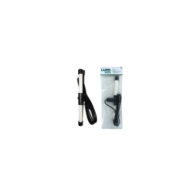 Antena hd corta con cable coaxial 2m lumihd mod-altcsa-hd